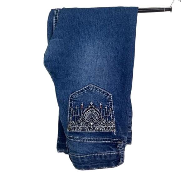 ZCO Embellished Jeans Girl's 10 - Picture 5 of 6